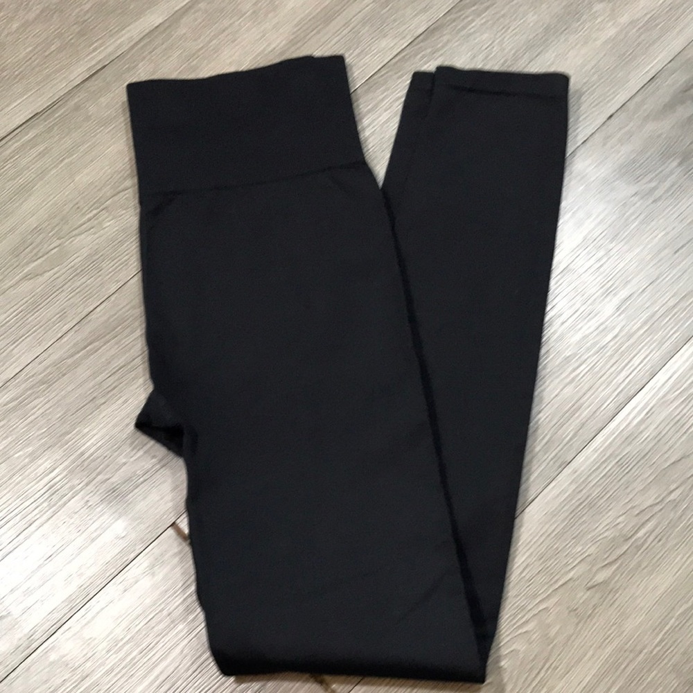 Outdoor Voices Black Outdoor Athletic Compression Leggings Pants Size Small